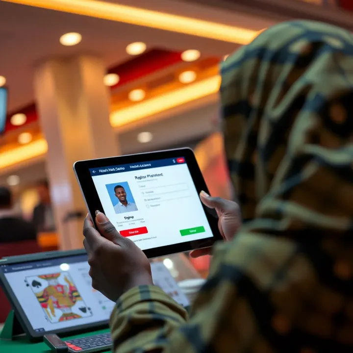 Community Engagement in Nigeria’s Expanding Mobile Gaming Market Local community engaged with mobile gaming devices illustrating growth of mobile gaming market in Nigeria