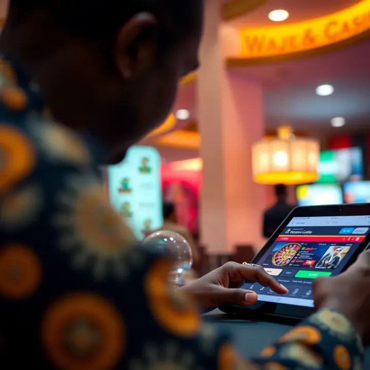 Diagram showing the impact of Wajecasino's app on retail shopping behavior in Nigeria