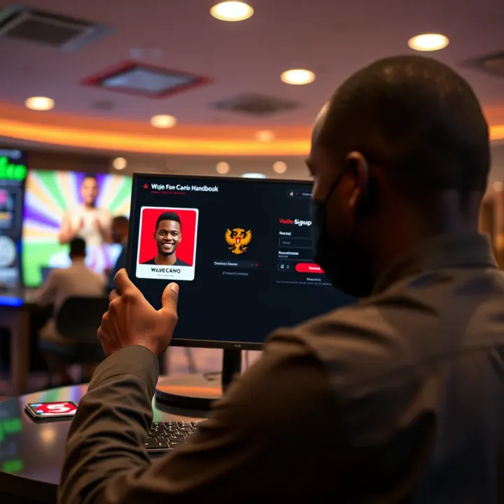 Downloading and Installing WajeCasino App in Nigeria Mobile phone displaying WajeCasino app download and installation options