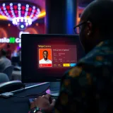 Screenshot of WajeCasino app login screen displaying username and password fields
