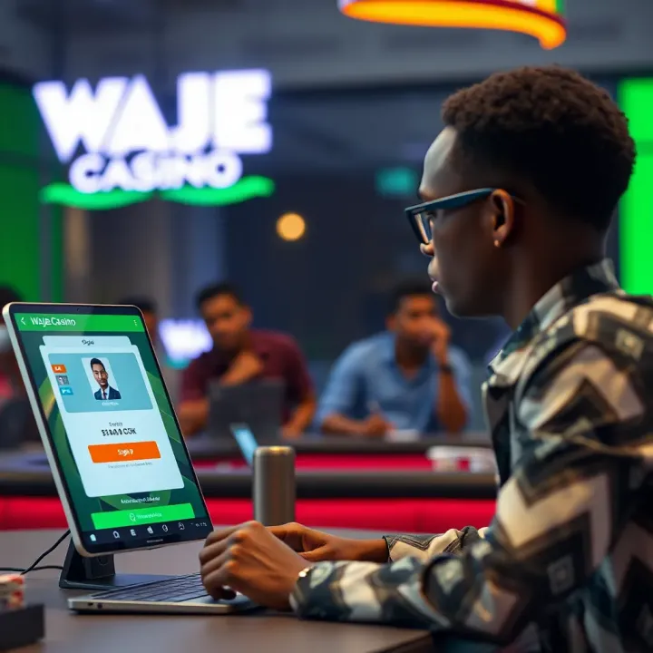 Mobile device showing live sports betting odds and score updates for WajeCasino games