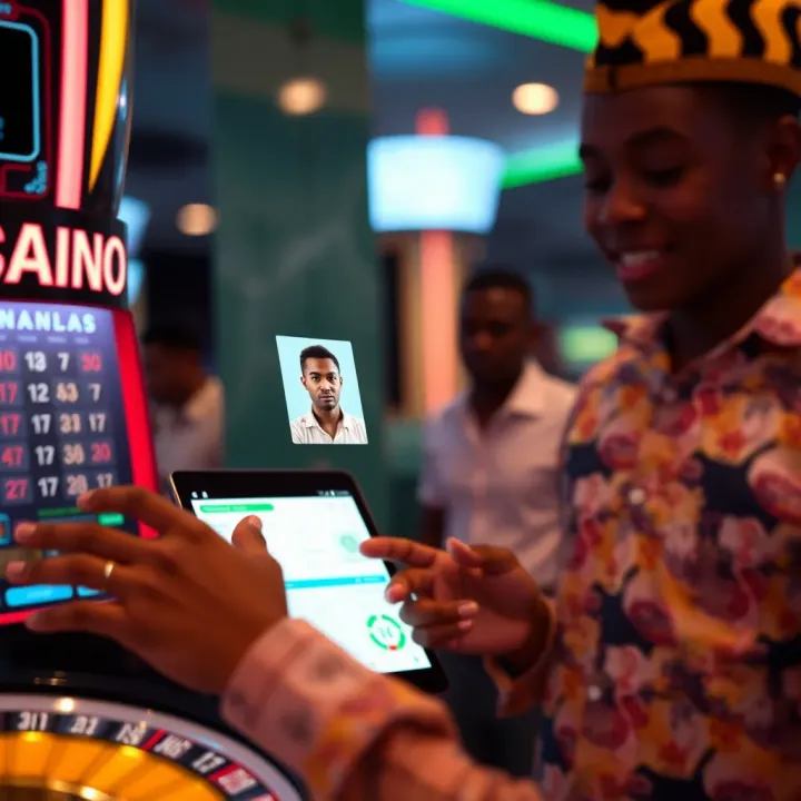 Mobile interface showcasing WajeCasino's user-friendly navigation and vibrant game selection