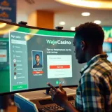 Illustration of secure login measures for Wajecasino mobile users in Nigeria