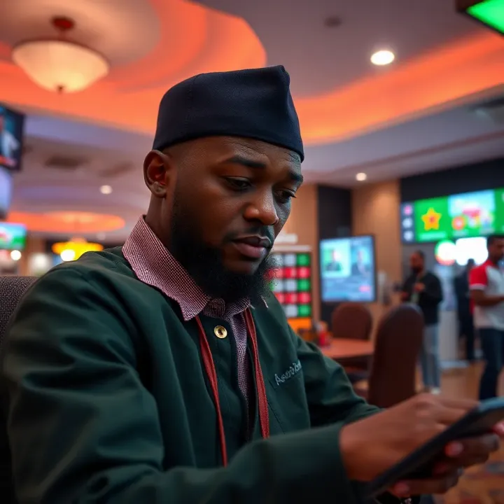 Secure payment options and customer support icons representing trust and assistance in Nigeria's mobile commerce market