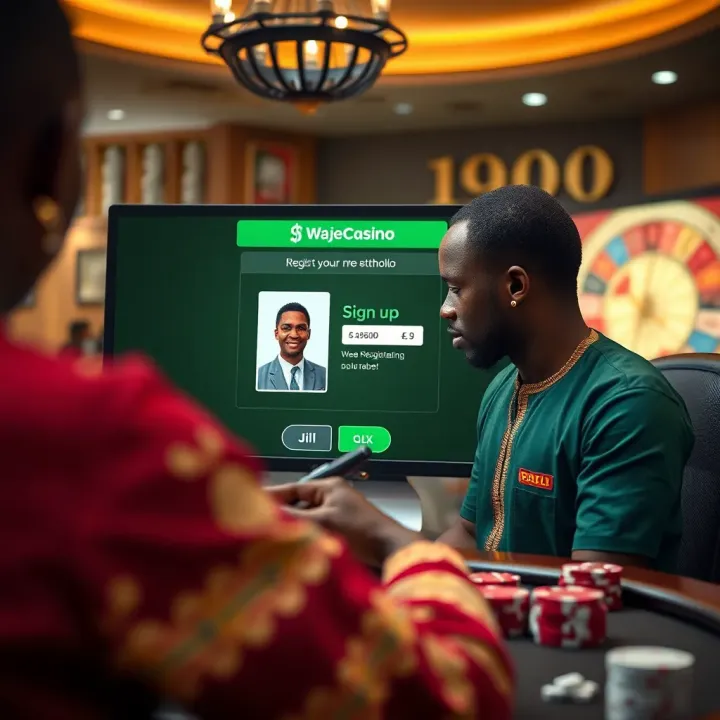 Smartphone showing secure download confirmation for WajeCasino NG application