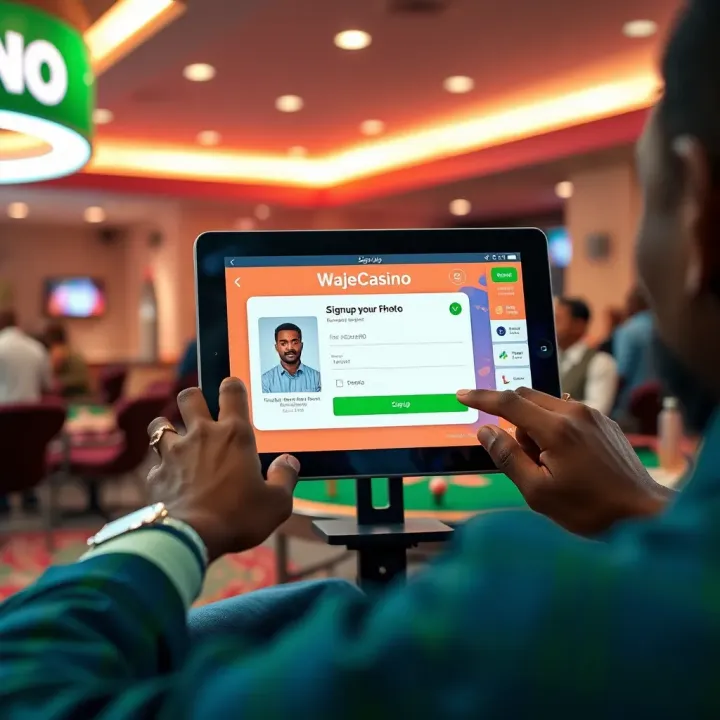 Screenshot showing WajeCasino withdrawal options for Nigerian players
