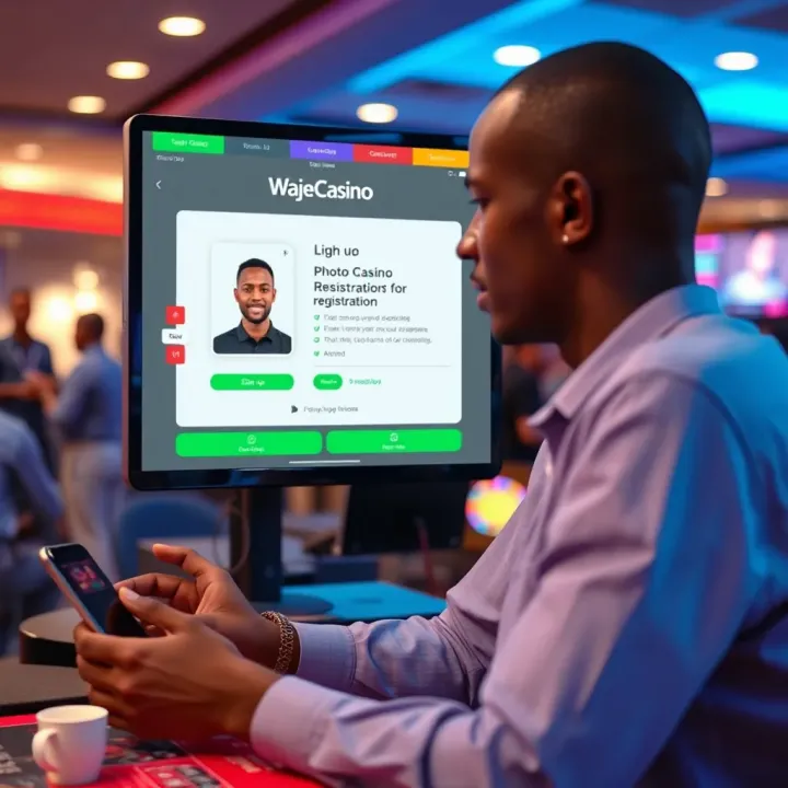 Digital Funding Methods Using Nigerian Currency for Wajecasino Illustration of Nigerian currency with digital banking icons symbolizing online funding for gaming accounts