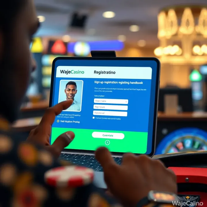 Interface showing WajeCasino Partners APK main dashboard with Nigerian flag symbol