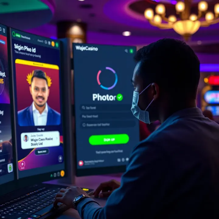 Colorful digital casino tokens and bonus code symbols glowing on a dark background
